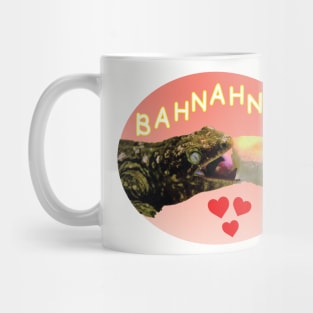 Muriel loves Bahnahnah (peach color) Mug